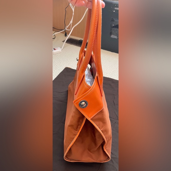 Authentic Vintage Tod’s Leather and Canvas Tote Bag - Picture 3 of 11